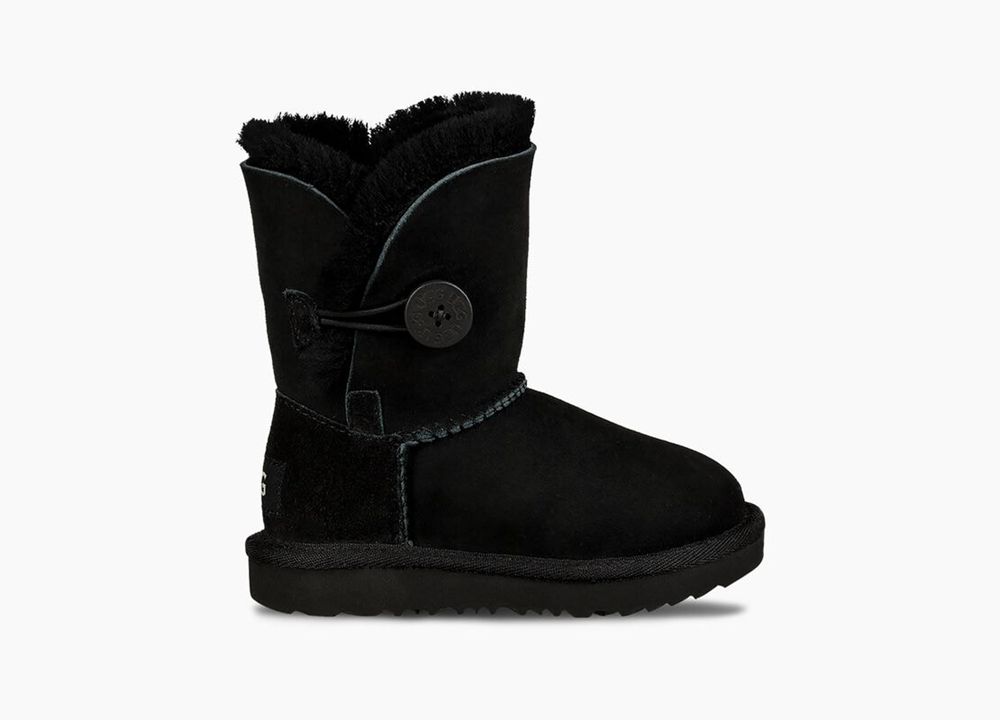 Ugg Boots Canada - Ugg Kids' Bailey Button Ii Black